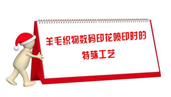 羊毛織(zhi)物數碼(mǎ)印花噴(pēn)印時的(de)特殊工(gōng)藝